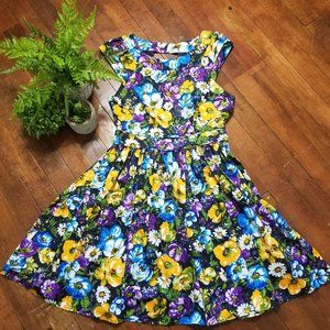 Modcloth Minuet Floral Dress Sz. S